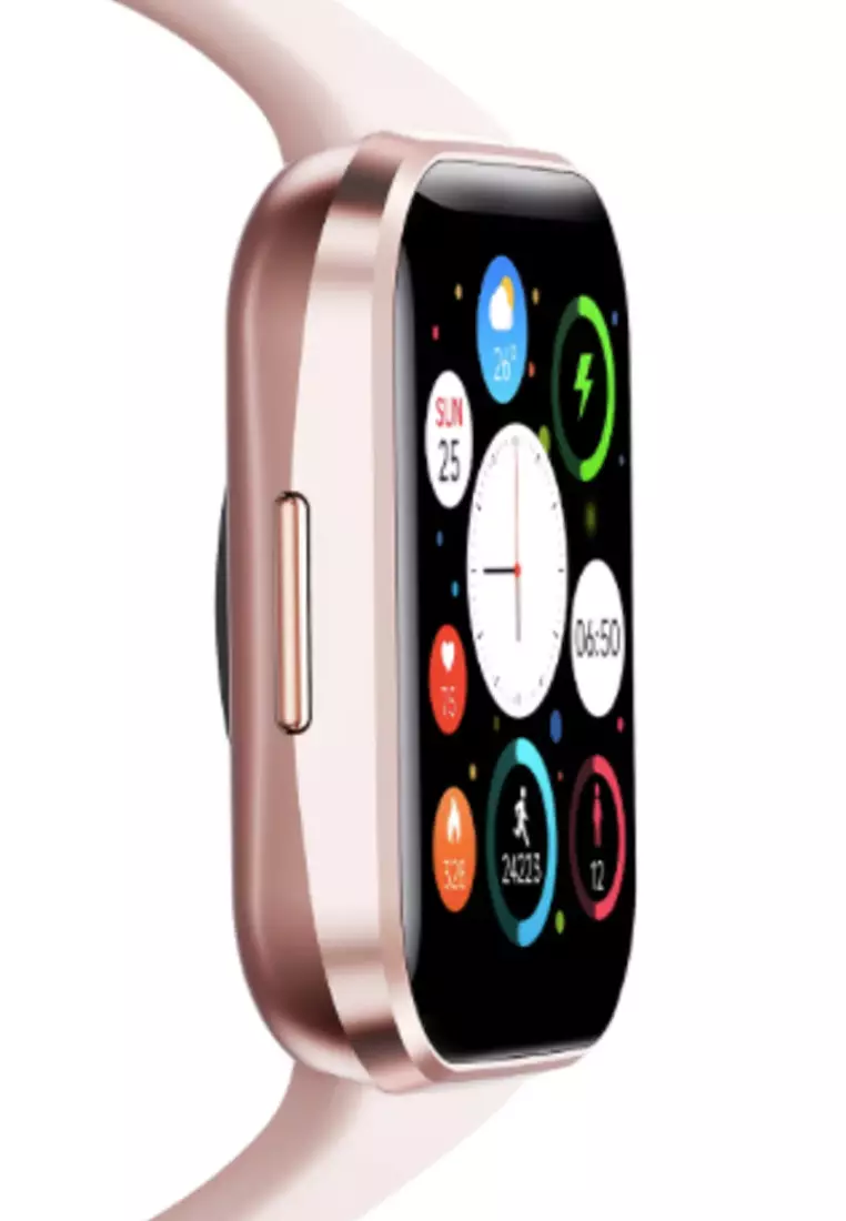 EGLANTINE-Ladies IOS/Android IP Pink SmartWatch
