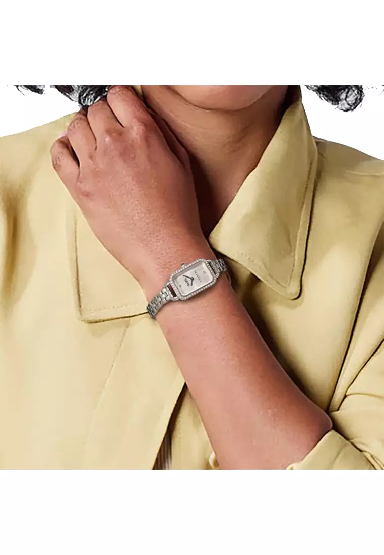HANNAH MARTIN -Hue White Women Leather Quartz Watch