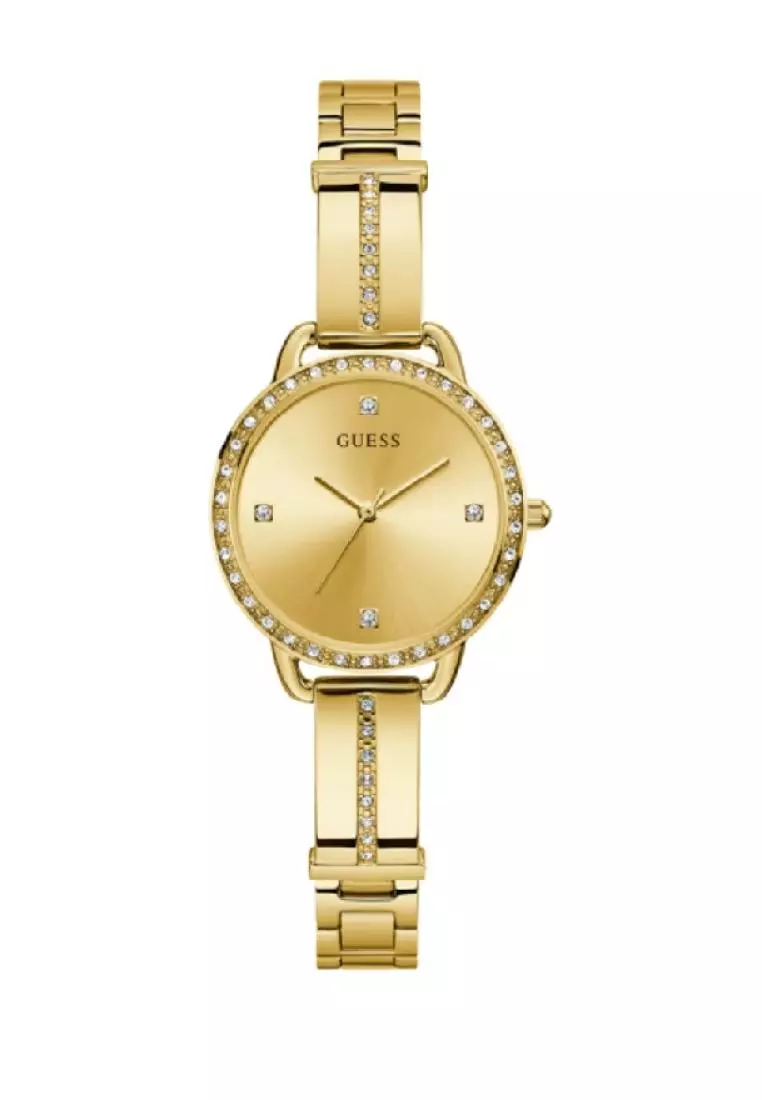 Guess-Guess GW0022L2 Gold Tone Stainless Steel Ladies Watch