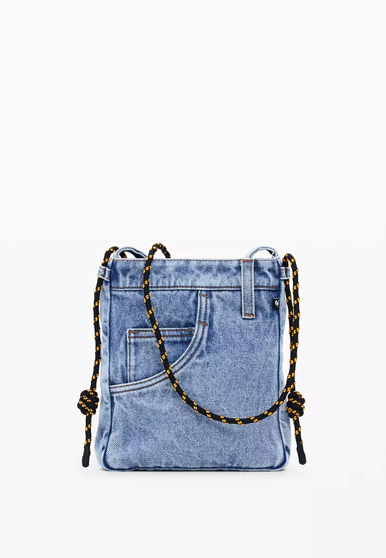 Desigual-Medium denim tote bag