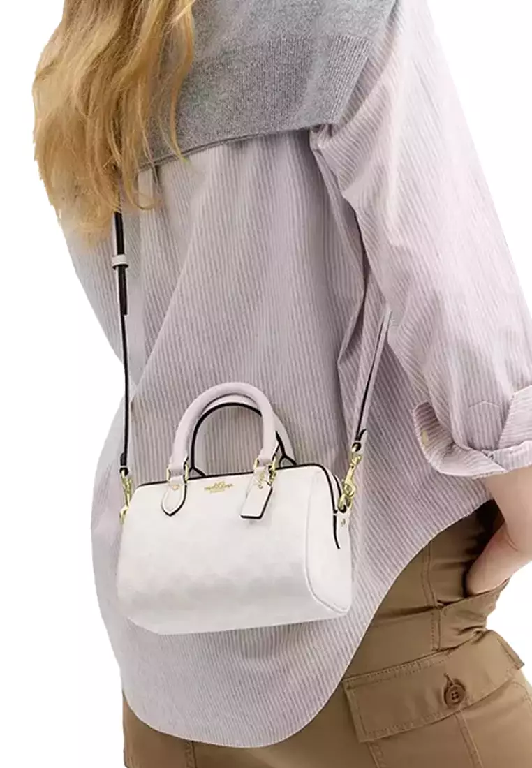 Mini Rowan Crossbody Bag In Signature Canvas 