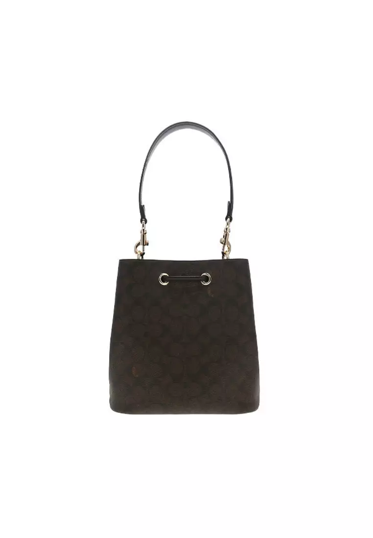 Rowan Bucket Bag in Signature Canvas 