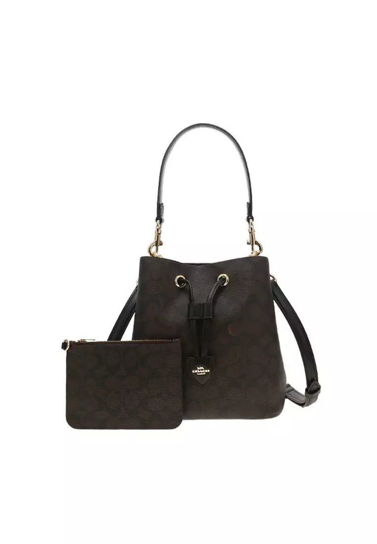 Rowan Bucket Bag in Signature Canvas 