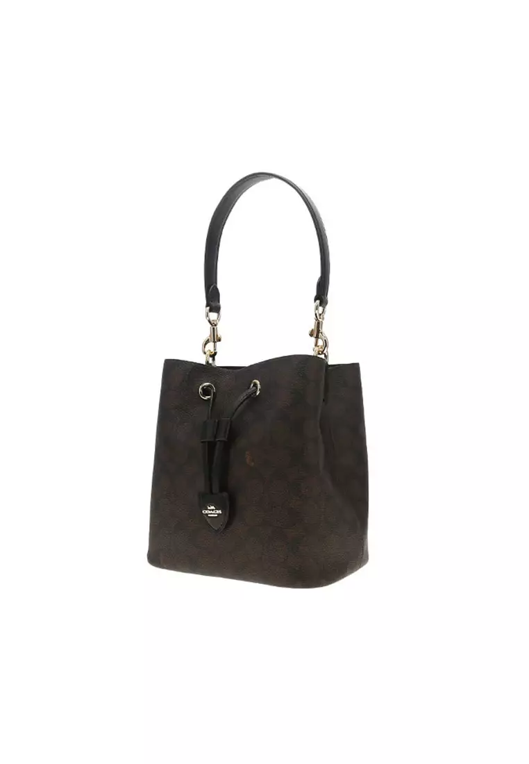 Rowan Bucket Bag in Signature Canvas 