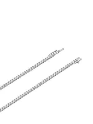 Nialaya Jewelry mini Tennis cubic-zirconia choker necklace