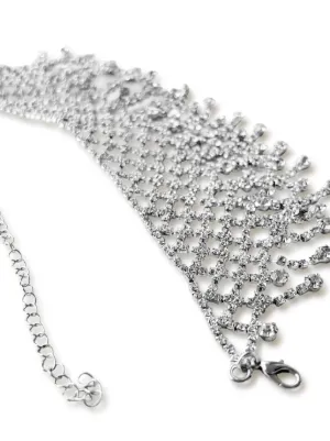 HZMER JEWELLERY crystal-embellished necklace