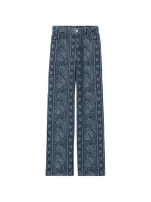 Claudie Pierlot printed straight denim jeans