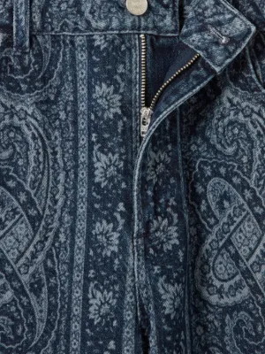 Claudie Pierlot printed straight denim jeans