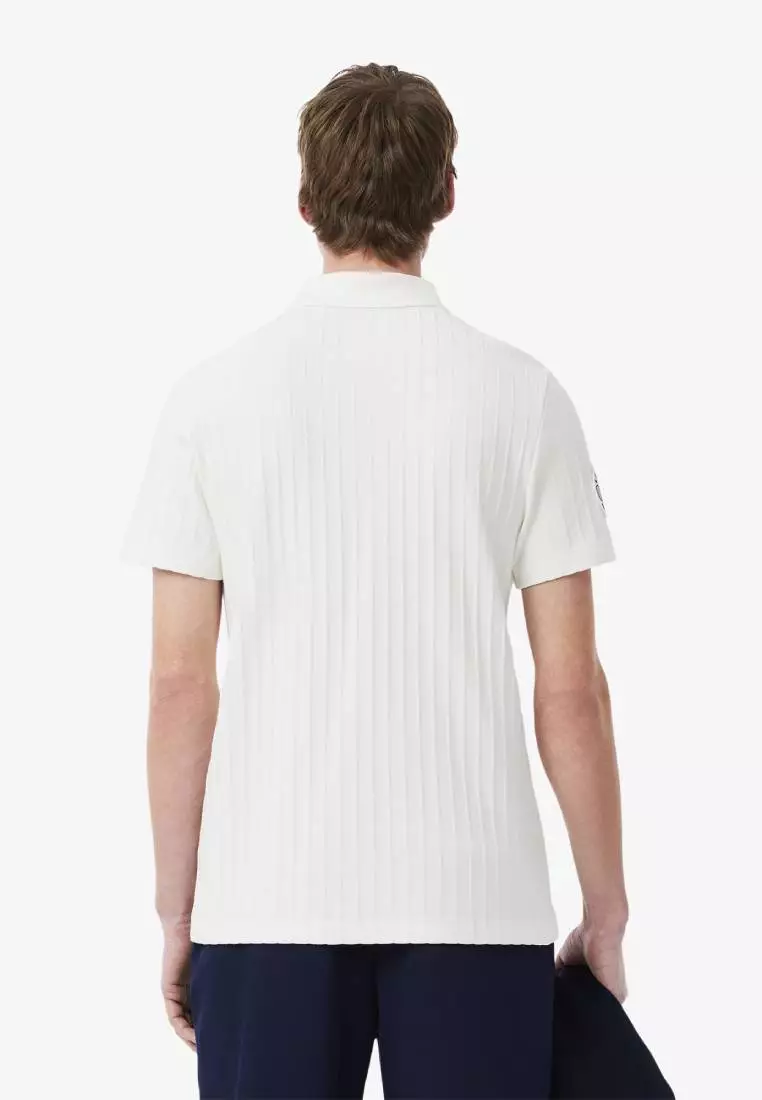 Lacoste-Ultra Dry Badge Accent Tennis Heritage Polo Shirt