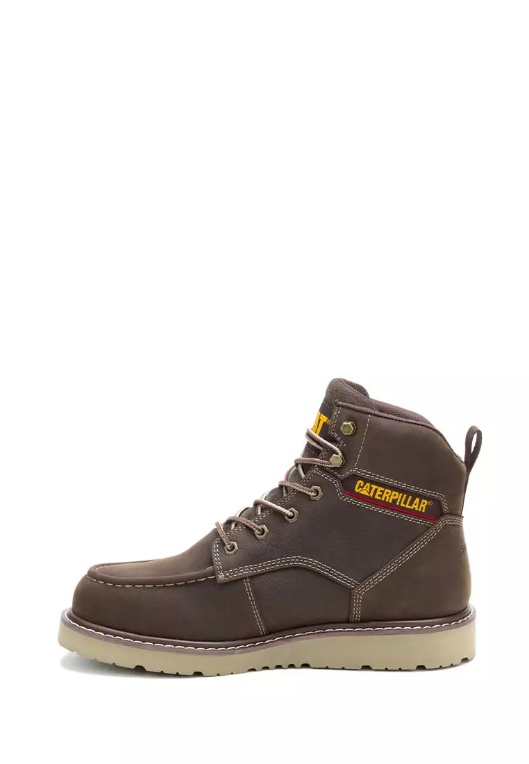 Caterpillar-Men's Reclaimer Wedge Steel Toe Waterproof Boots - Coffee Bean (P91834) | Safety Shoes