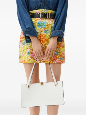 Versace-Severine leather tote bag